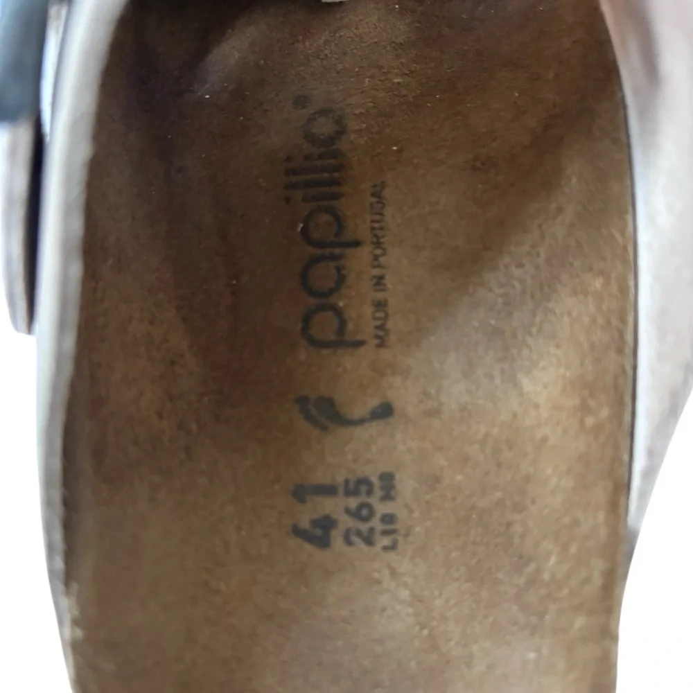 Birkenstock Women's Papillio Arizona Chunky Suede Warm Sand Sandal Sz 41